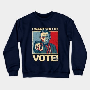 Abraham Lincoln Vote! Crewneck Sweatshirt